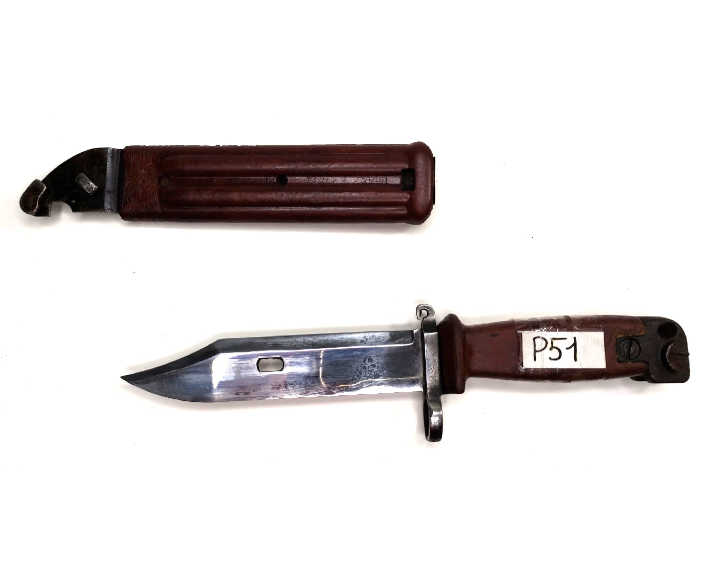 Штык-нож сувенирный АК-74М (6х4),коричн