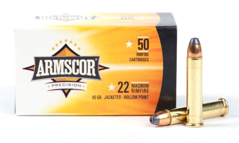 Патрон Armscor, к.22WMR JHP (40gr.)