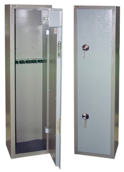 Шкаф оружейный Ф-140, на 5ед. (140х35х25см, 2-3мм)